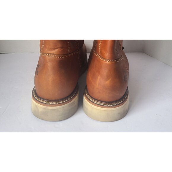 Thorogood 814-4208 Wellington Pull On Work Boots USA Made Brown Leather Men’s 11 main image 9